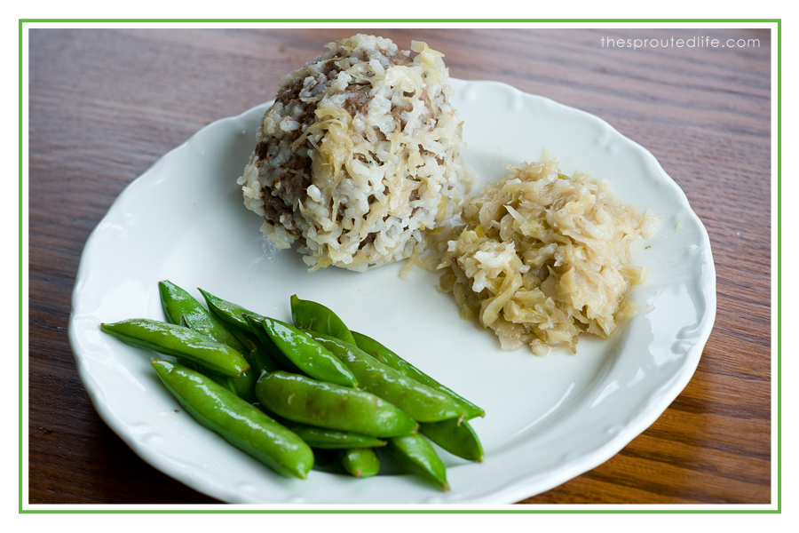 Sauerkraut and Meatballs – A Gluten Free Family Favorite