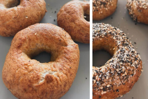 Easy Gluten-Free Sourdough Bagels with King Arthur Flour | the sprouted